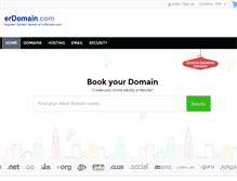 Tablet Screenshot of erdomain.com